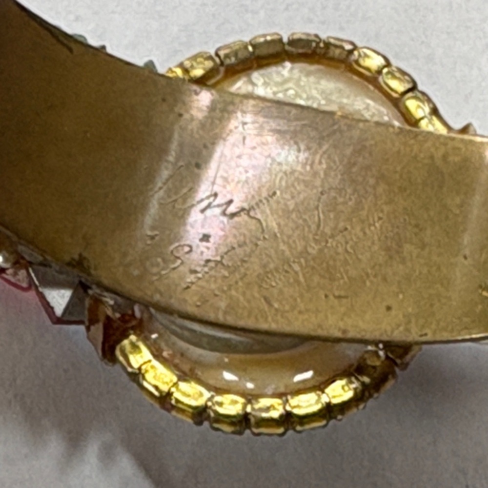 Wendy Gell Authentic Signed Cuff Bracelet - image 2